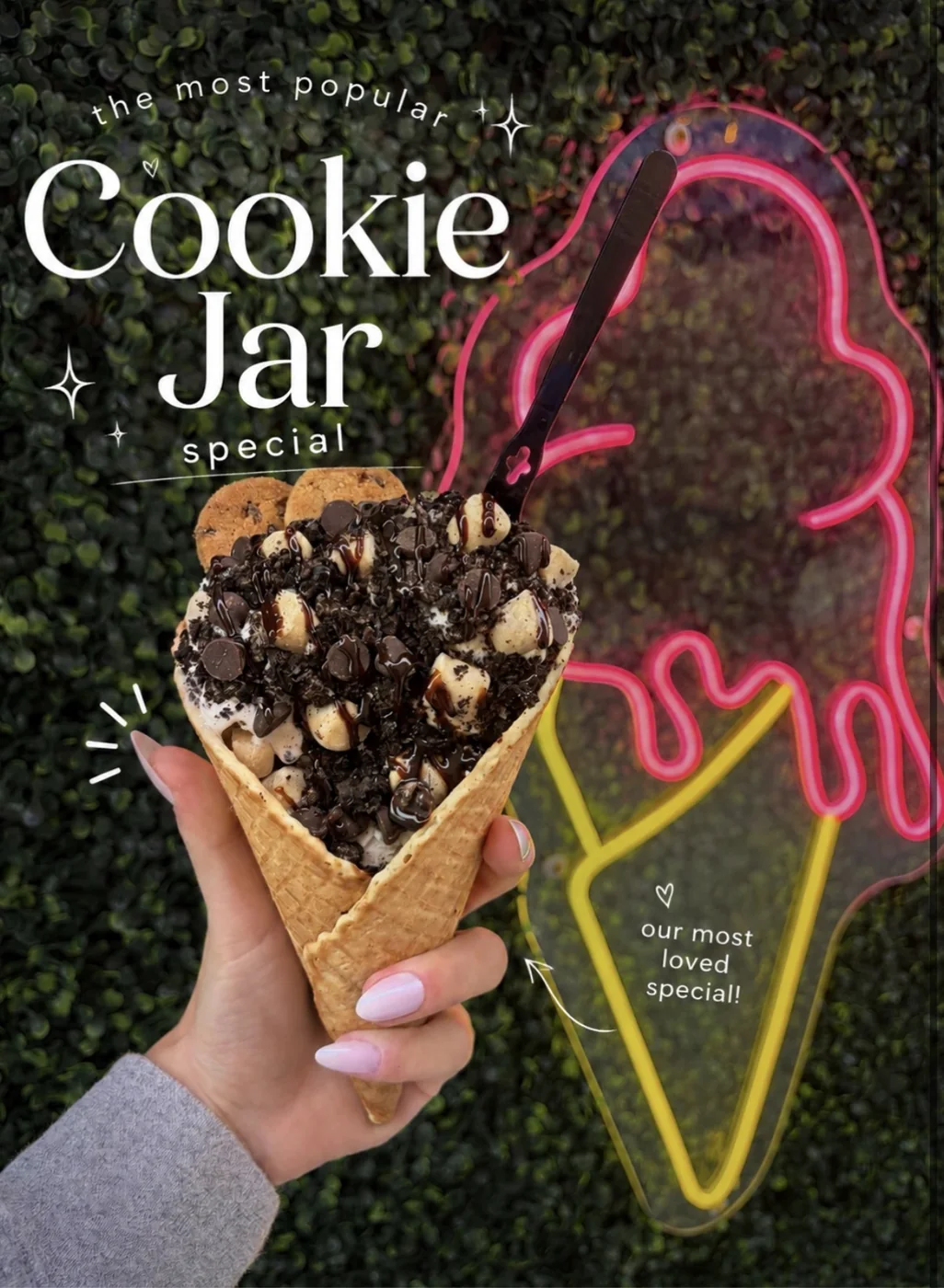 Cookie Jar specialty cone