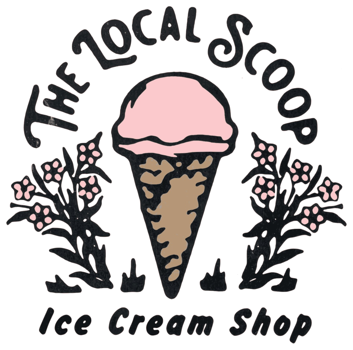 The Local Scoop Ice Cream Shop logo